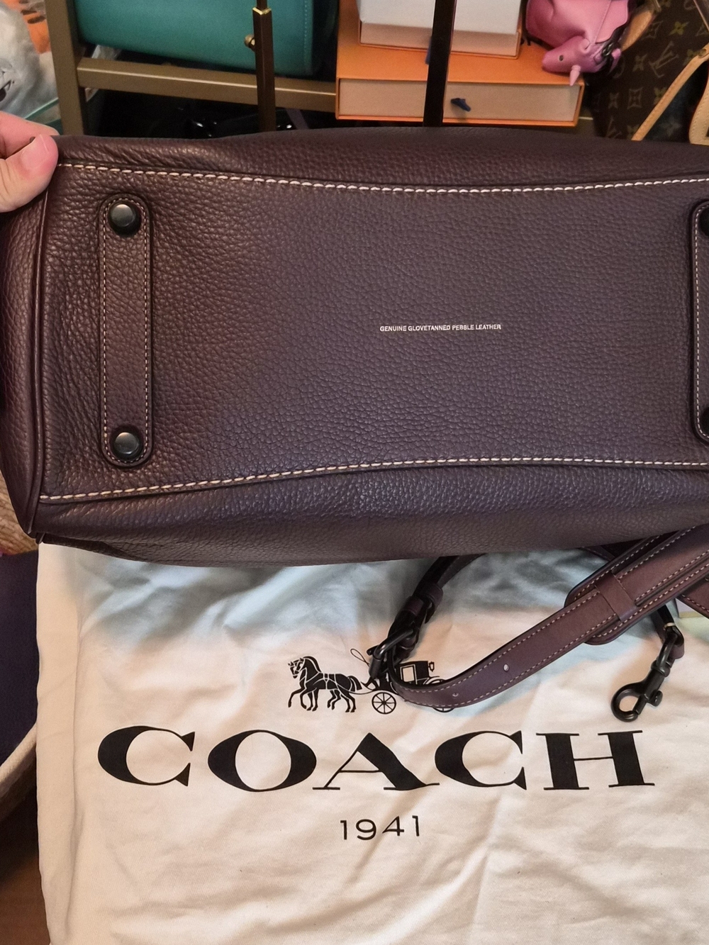 Coach Rogue Satchel 1941 Oxblood - Picture 8 of 12